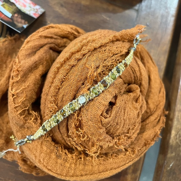 Dag Gioielli Bracelet 14k Gold Plated with Semi-Precious Stones - Picture 1 of 3